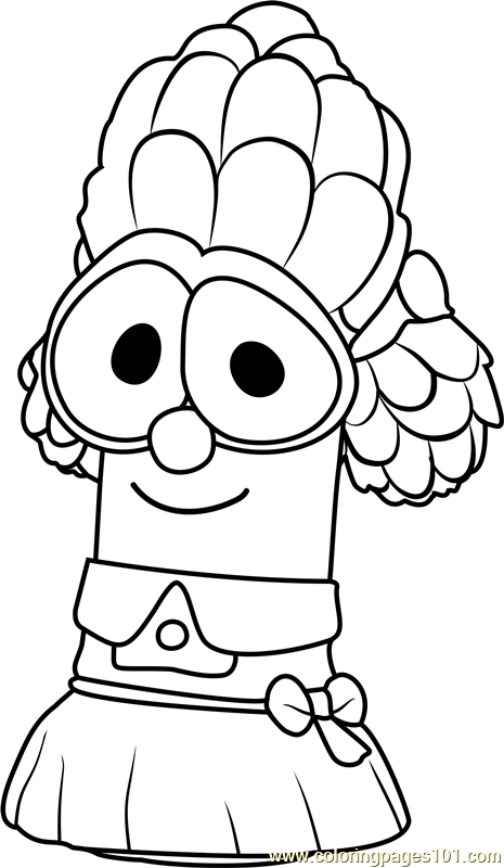 465x800 Libby Asparagus Coloring Page