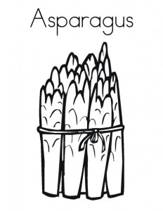 232x300 Printable Asparagus Coloring Page For Kids To Print Out