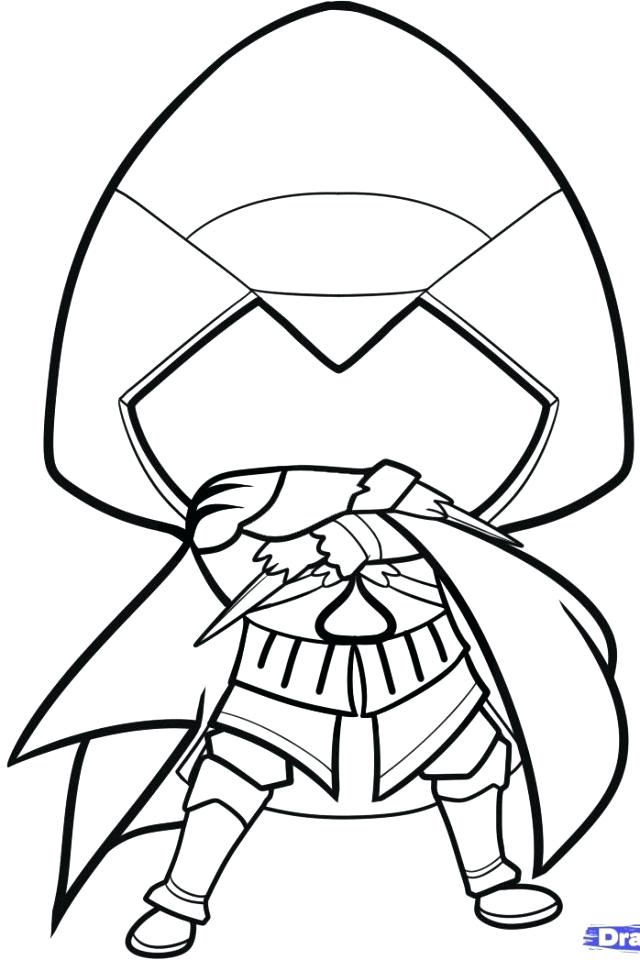 640x960 Assassins Creed Coloring Pages