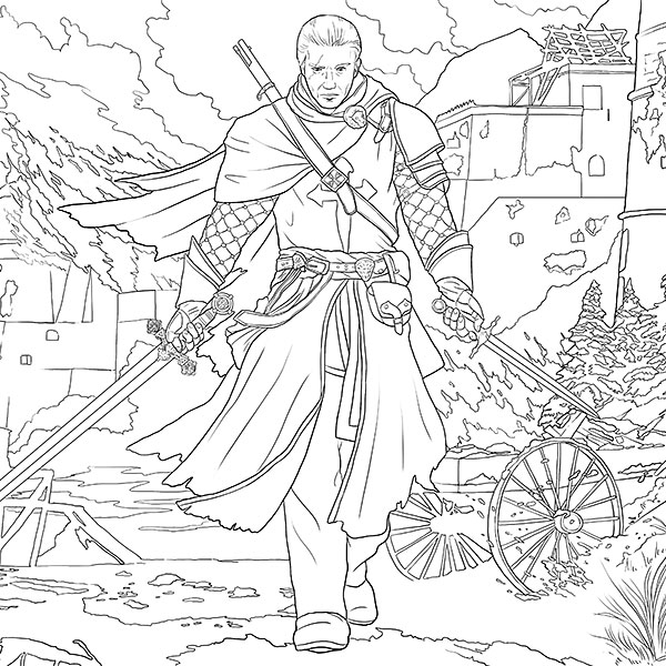 600x600 Assassin's Creed Coloring Pages Assassins Creed The Official