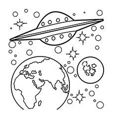 Asteroid Coloring Pages