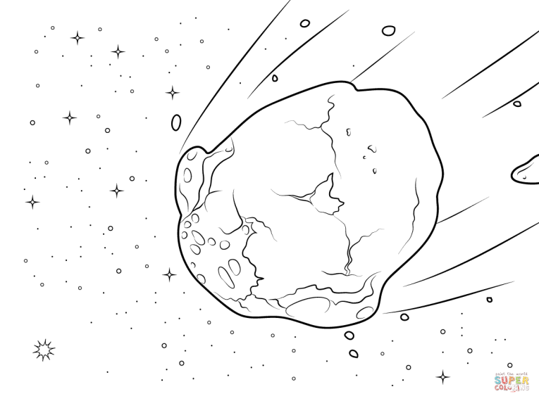 765x570 Watery Asteroid Coloring Page Free Printable Coloring Pages Inner