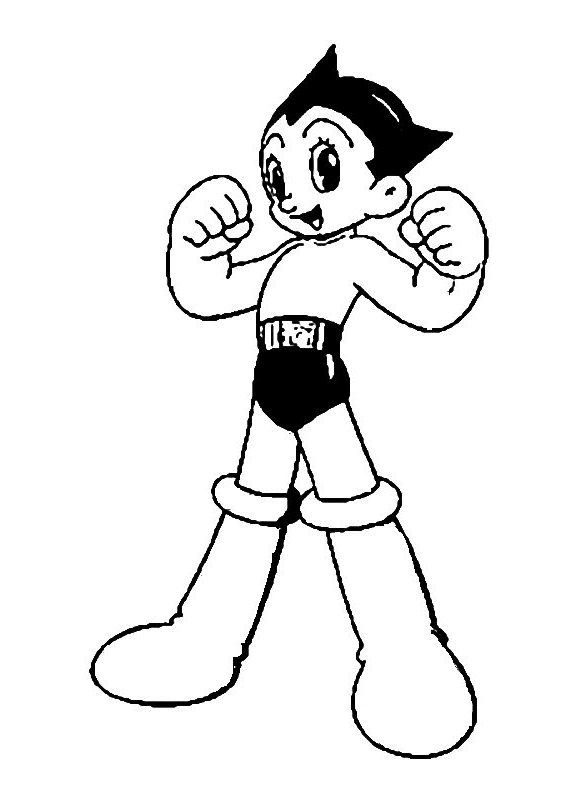 Astro Boy Coloring Pages