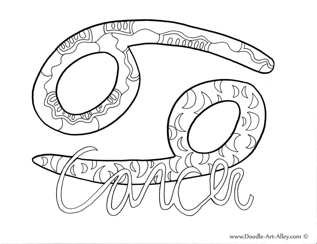 1038x800 Zodiac Coloring Pages Doodle Art Alley Colouring For Kids 29646