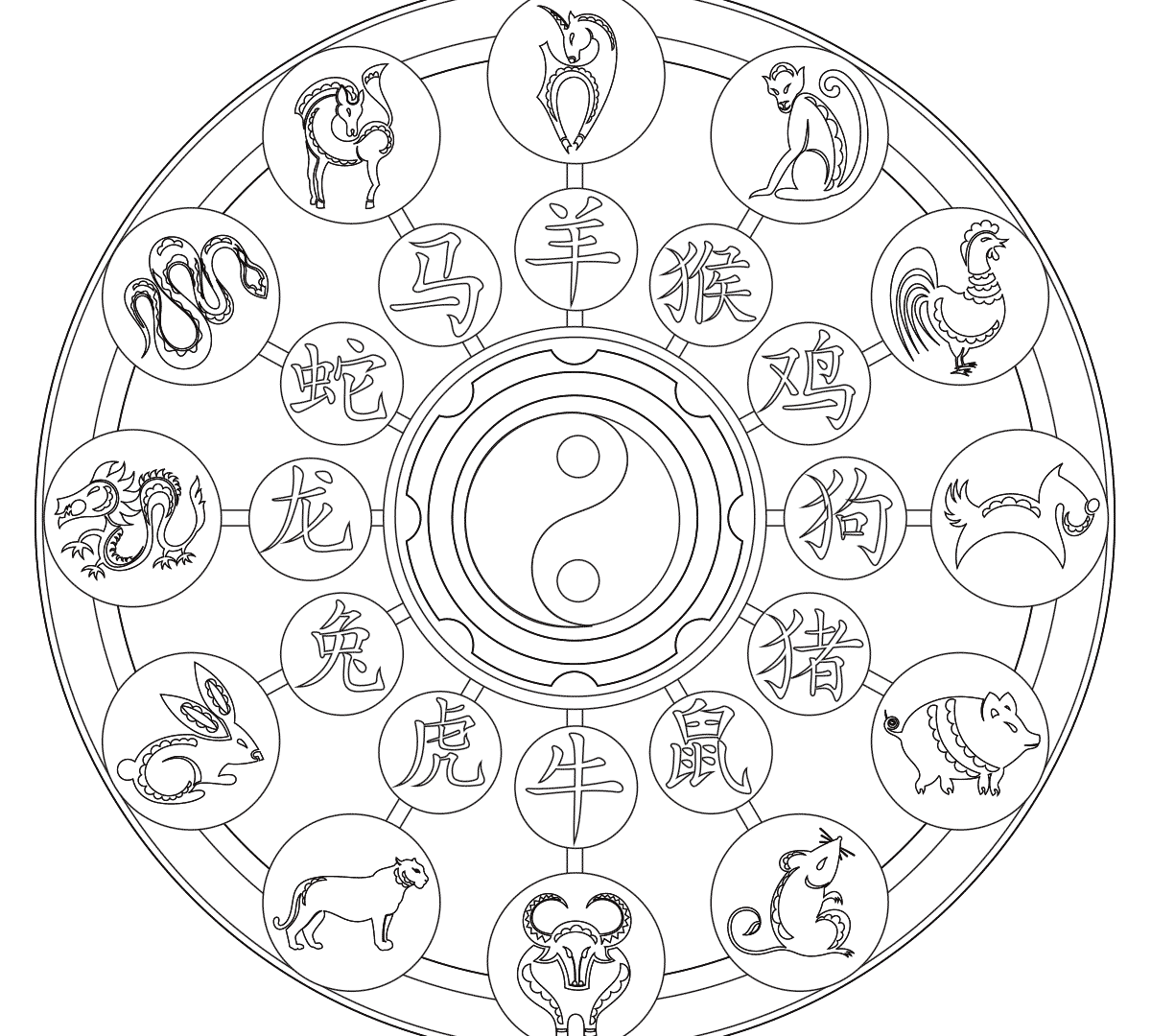 1200x1080 Zodiac Coloring Pictures Pages Free Impressive For Adults
