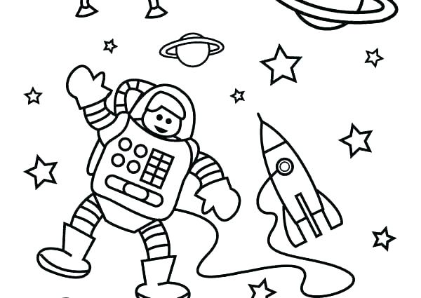 600x425 Astronaut Coloring Pages Astronaut Colouring Sheet Space Coloring