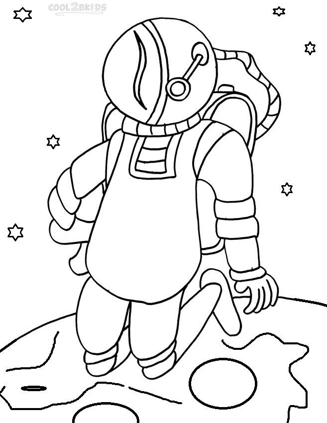 657x850 Printable Astronaut Coloring Pages For Kids Cool2bkids Space