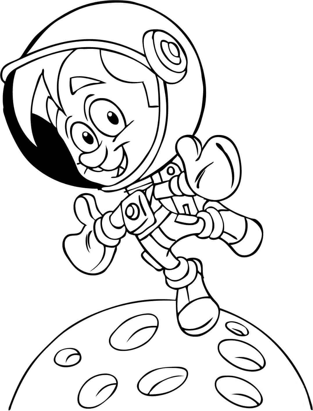 1077x1413 Printable Astronaut Coloring Pages For Kids