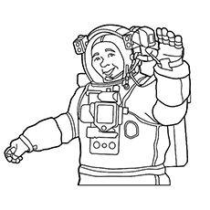 230x230 Top 10 Free Printable Astronaut Coloring Pages Online