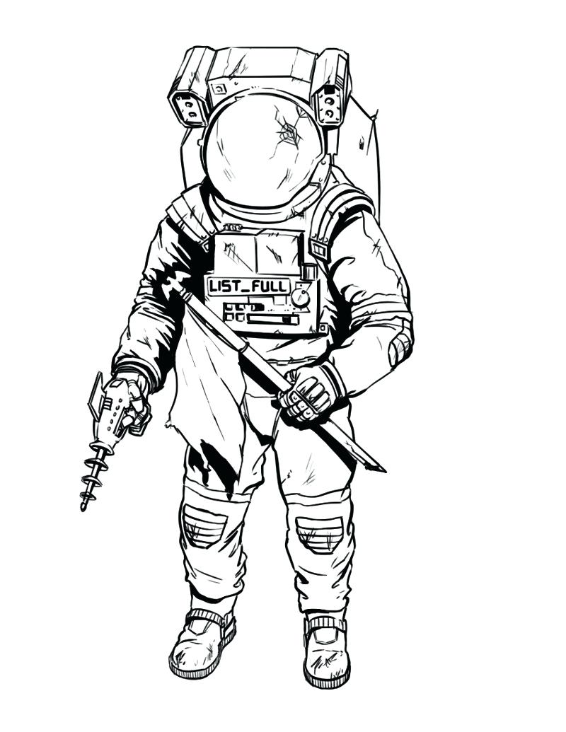 800x1035 Coloring Pages ~ Astronaut Coloring Pages Space Suit Astronaut