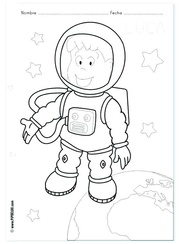624x850 Astronaut Coloring Pages Astronaut Coloring Pages Astronaut
