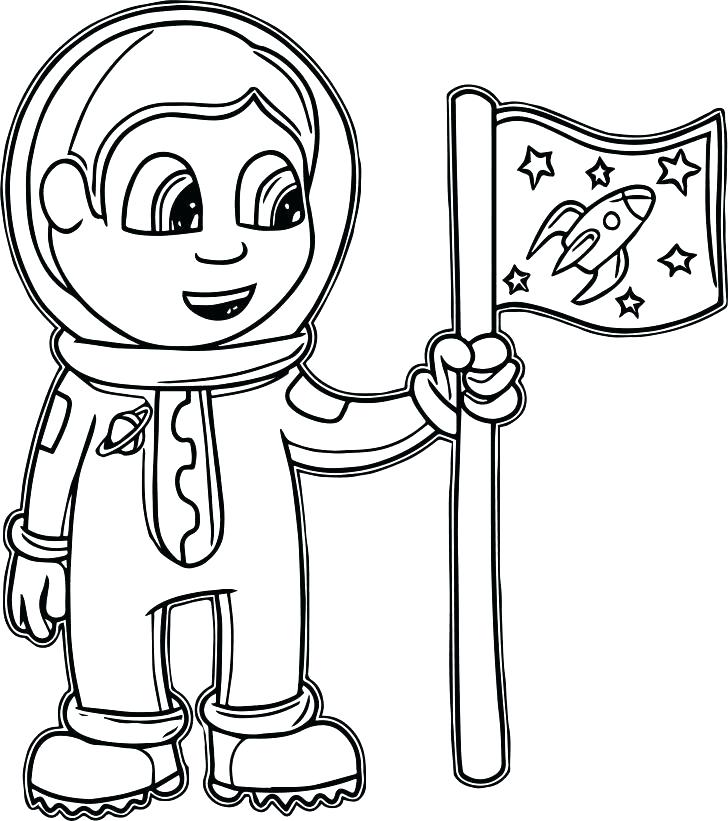 728x821 Astronaut Coloring Pages Astronaut Coloring Sheet Astronaut