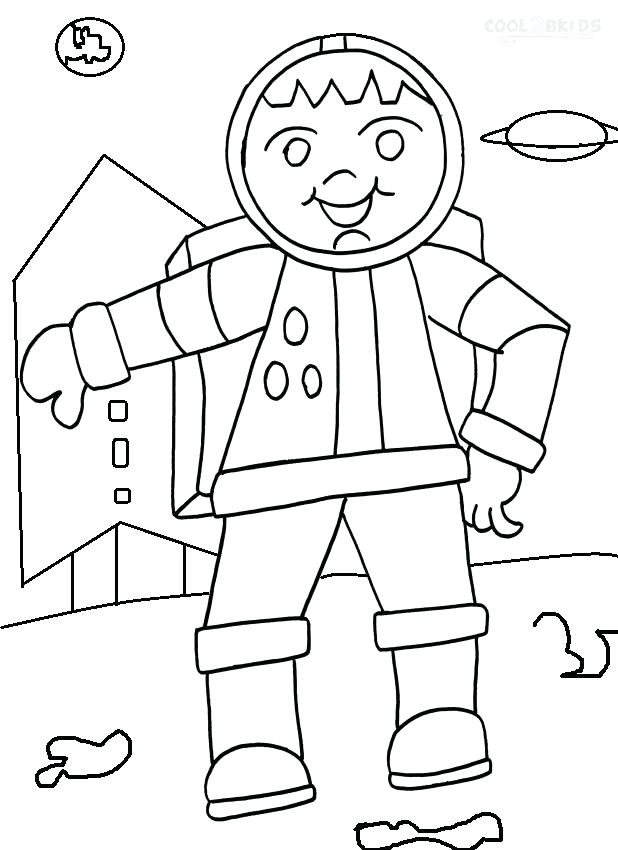 618x850 Coloring Astronaut Coloring Pages Printable On The Moon