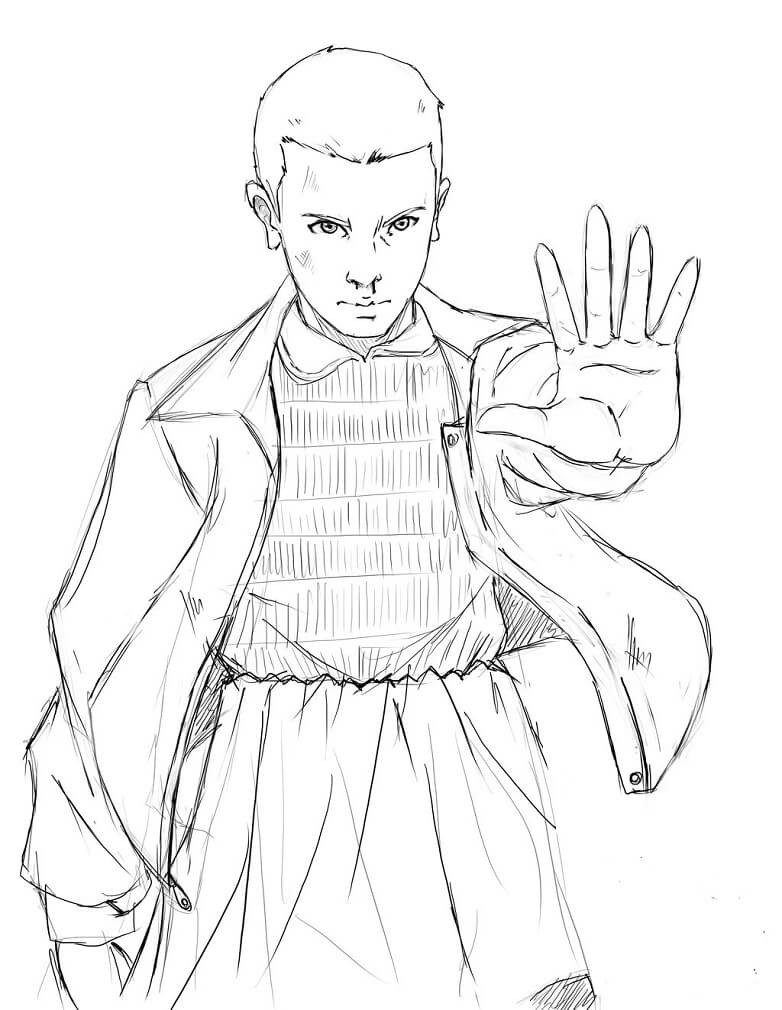 782x1010 Free Printable Stranger Things Coloring Pages