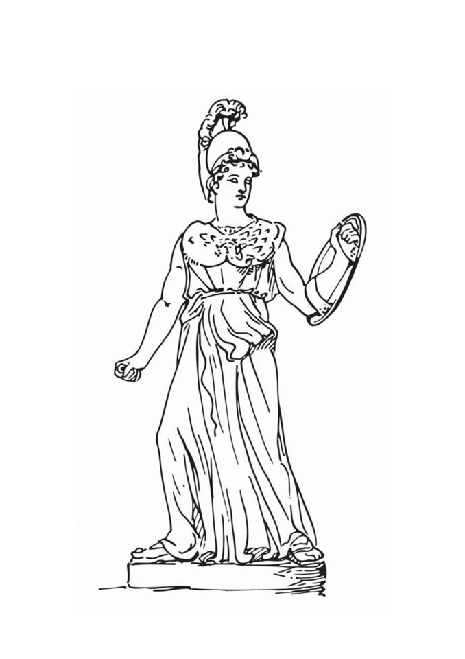 678x960 Athena Coloring Page The English Teacher In Me