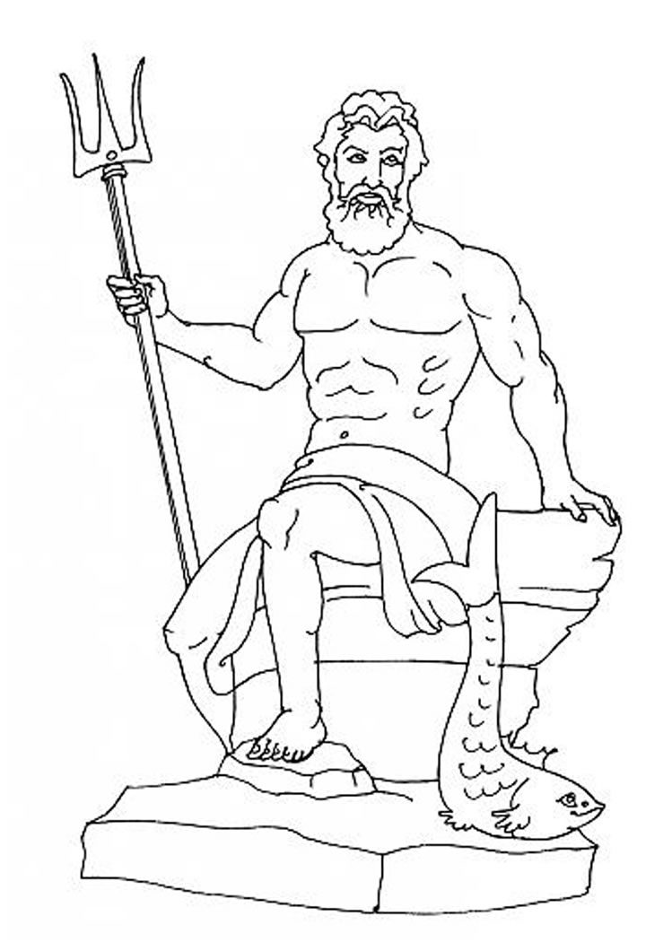 749x1060 Greek Gods And Goddesses Coloring Pages Free 446719