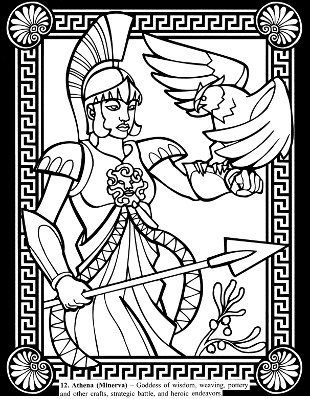 606x780 Greek Gods And Goddesses Coloring Pages