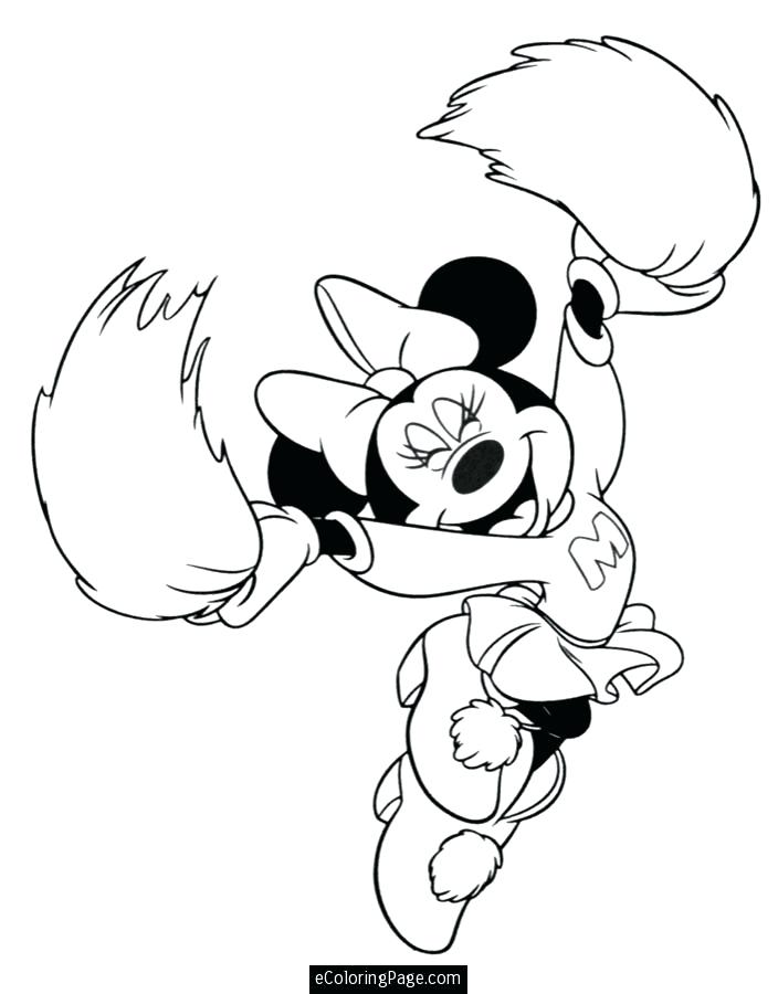 704x900 Atlanta Falcons Coloring Pages Also Cheerleader Mouse Printable
