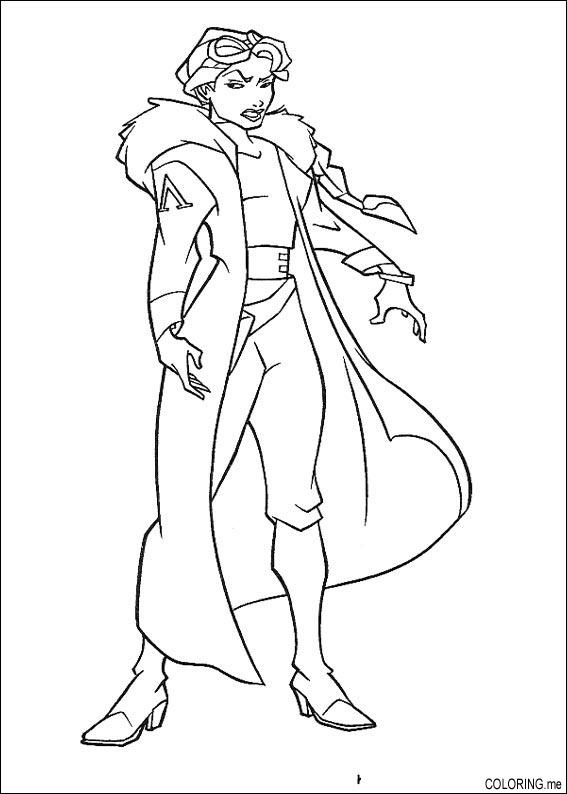 567x794 Coloring Page Atlantis, The Lost Tales Helga Sinclair