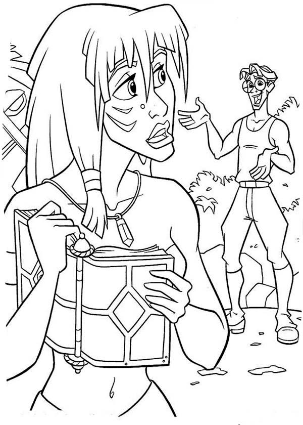 600x840 Kida Explain Something To Milo In Atlantis The Lost Empire