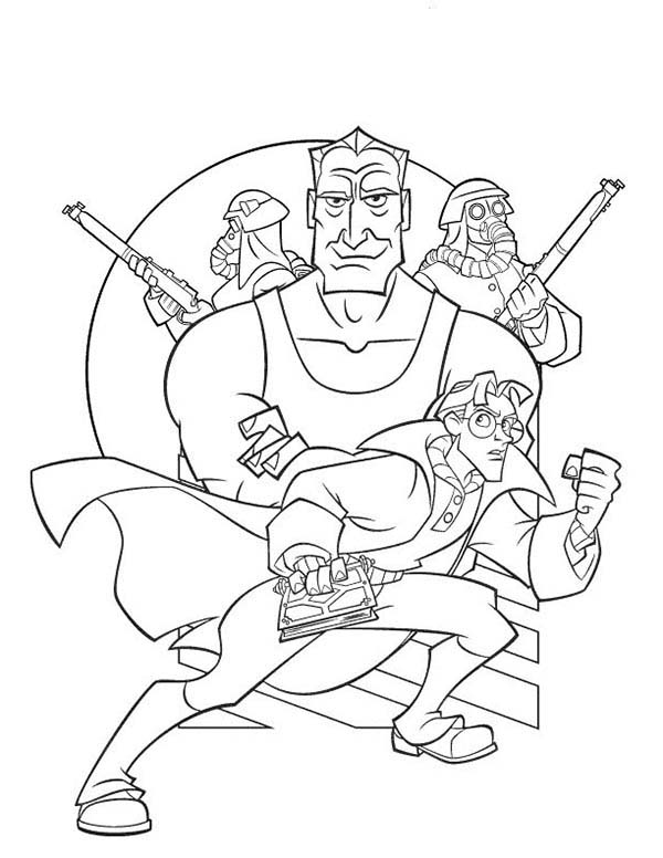 600x776 Picture Of Atlantis The Lost Empire Coloring Pages Batch Coloring