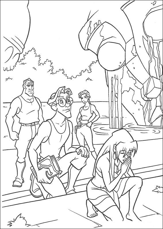 567x794 Atlantis Movie Coloring Pages The Coloring