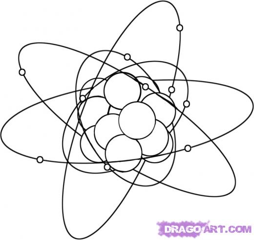 520x490 Atom Coloring Page Color Bros