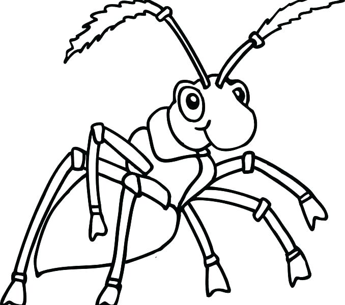 678x600 Ant Coloring Pages Ant Coloring Page Printable Atom Ant 5 Coloring