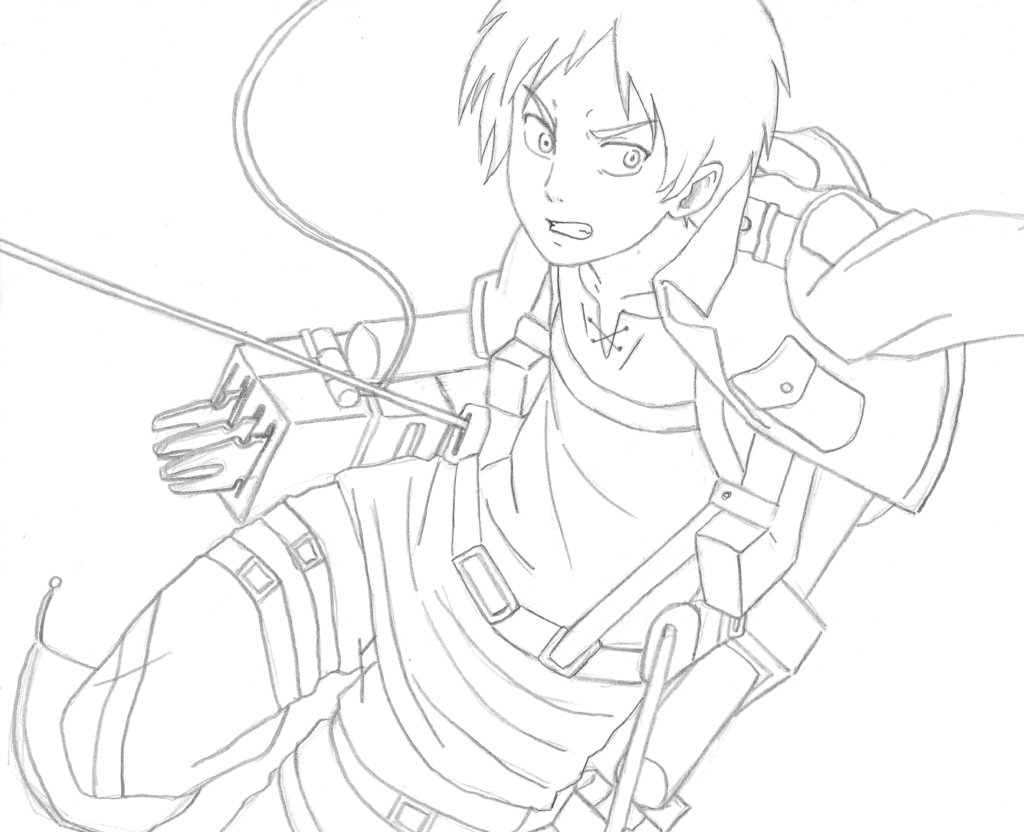 1024x832 Attack On Titan Chibi Coloring Pages Gallery Coloring For Kids 2018