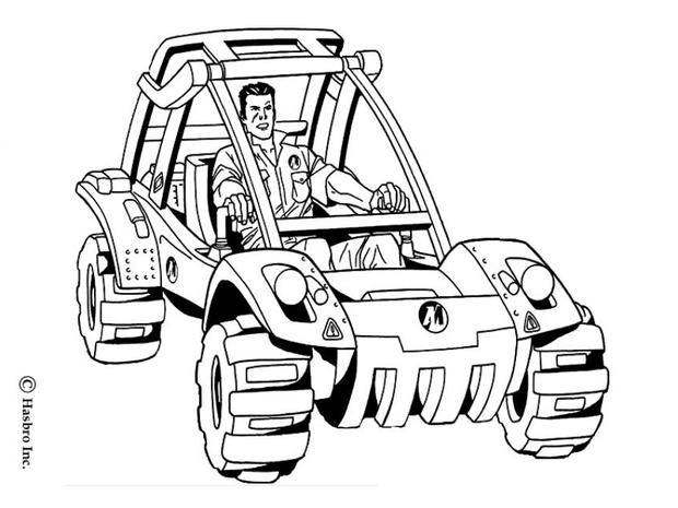 620x465 Action Man's Super Atv Coloring Pages