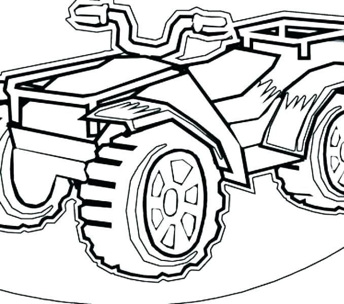 678x600 18 Wheeler Coloring Pages Four Wheeler Coloring Pages Four Wheeler