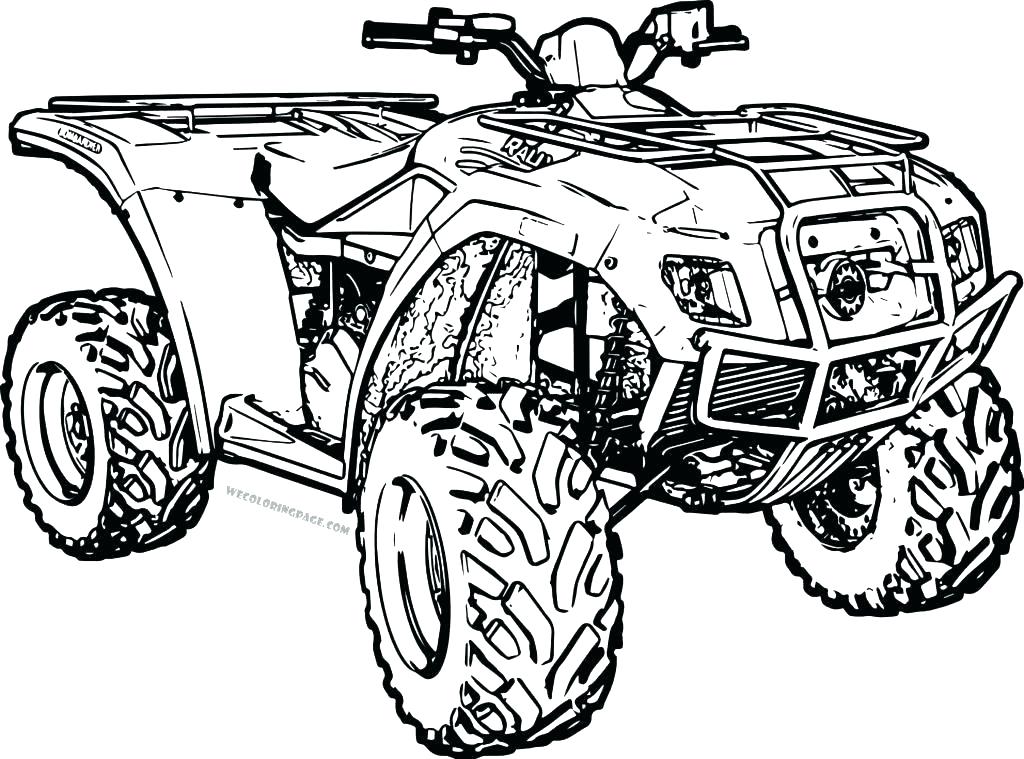 1024x759 Great Four Wheeler Coloring Pages 24 About Remodel Seasonal