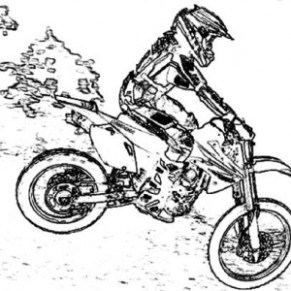 291x291 Riding On Atv Coloring Page Free Printable Coloring Pages