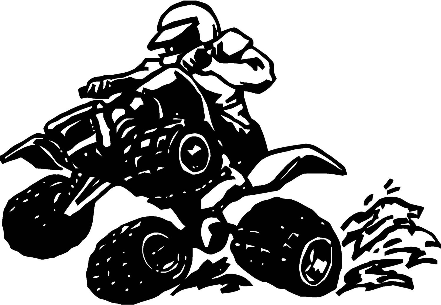 1500x1037 4 Wheeler Clip Art Coloring Pages At Four