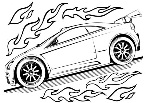 480x335 Car Printable Coloring Pages Audi S3 Car Coloring Page Coloring