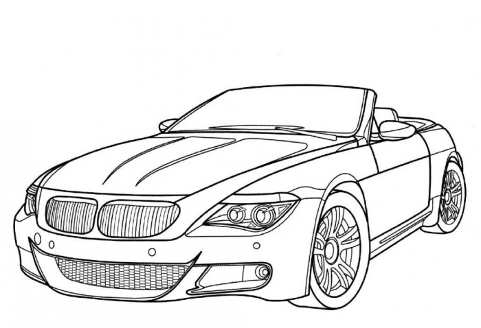 700x478 Luxury Cars Bmw M6 Luxury Car Coloring Page. Luxury Cars