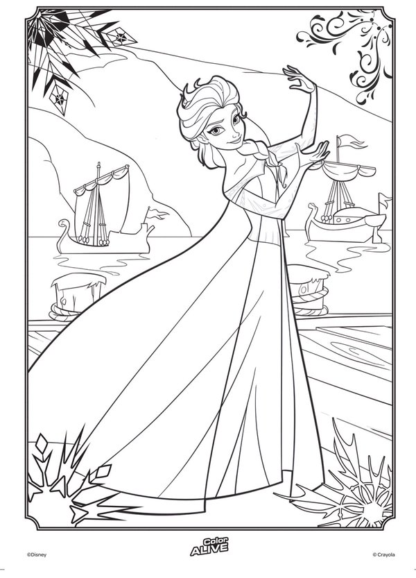 600x833 Drew Minock On Twitter Get A Free Elsa @crayola