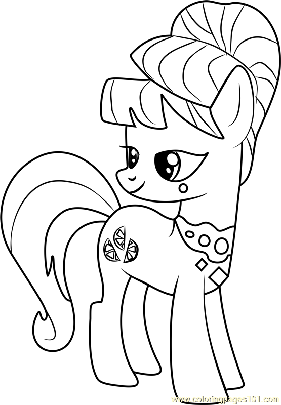 555x800 Aunt Orange Coloring Page