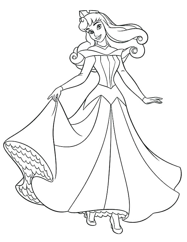 Aurora Coloring Pages