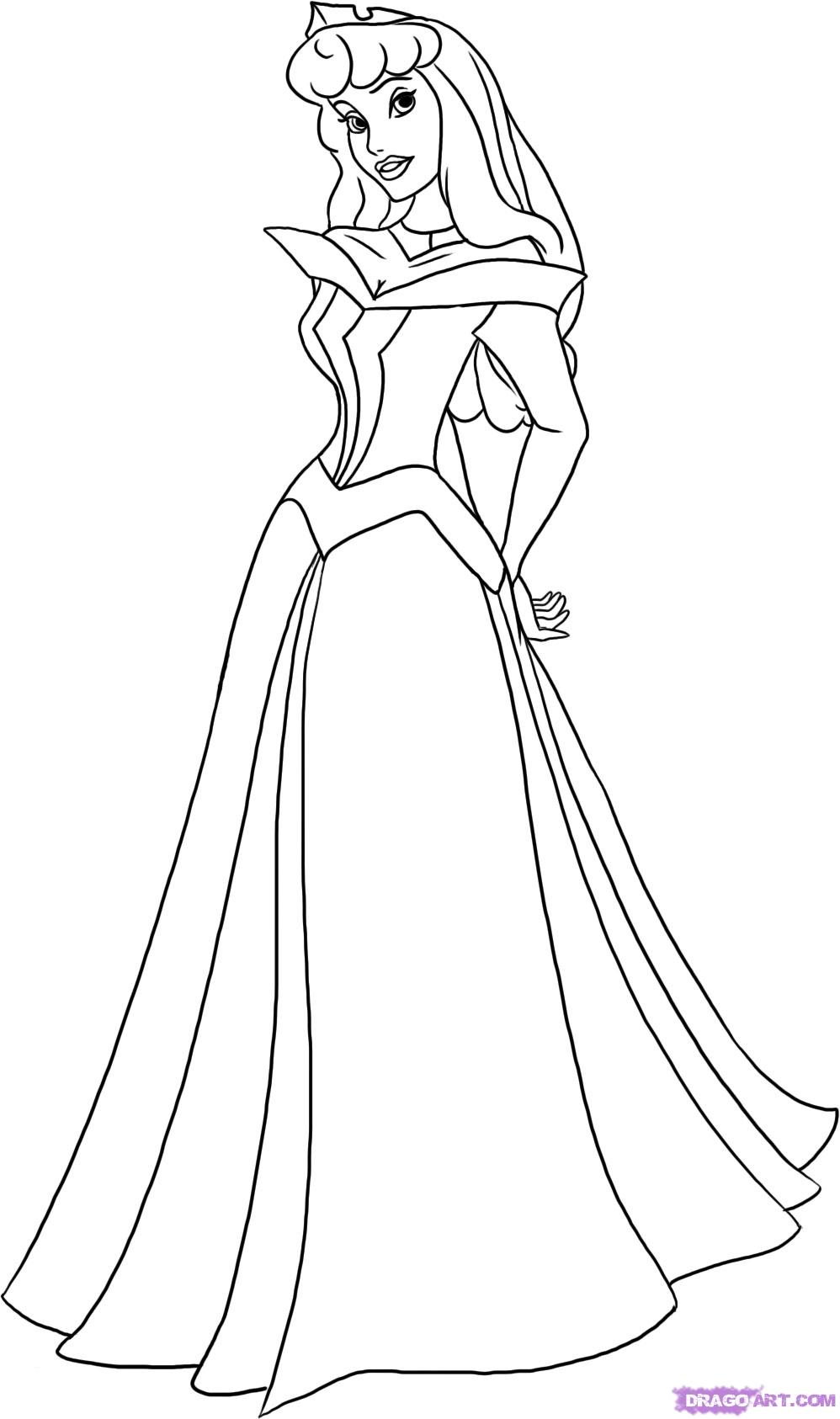 998x1686 Princess Aurora Coloring Page Inspirations Within Pages