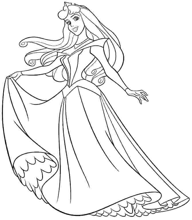 670x769 Sleeping Beauty Coloring Page Sleeping Beauty Coloring Page Free