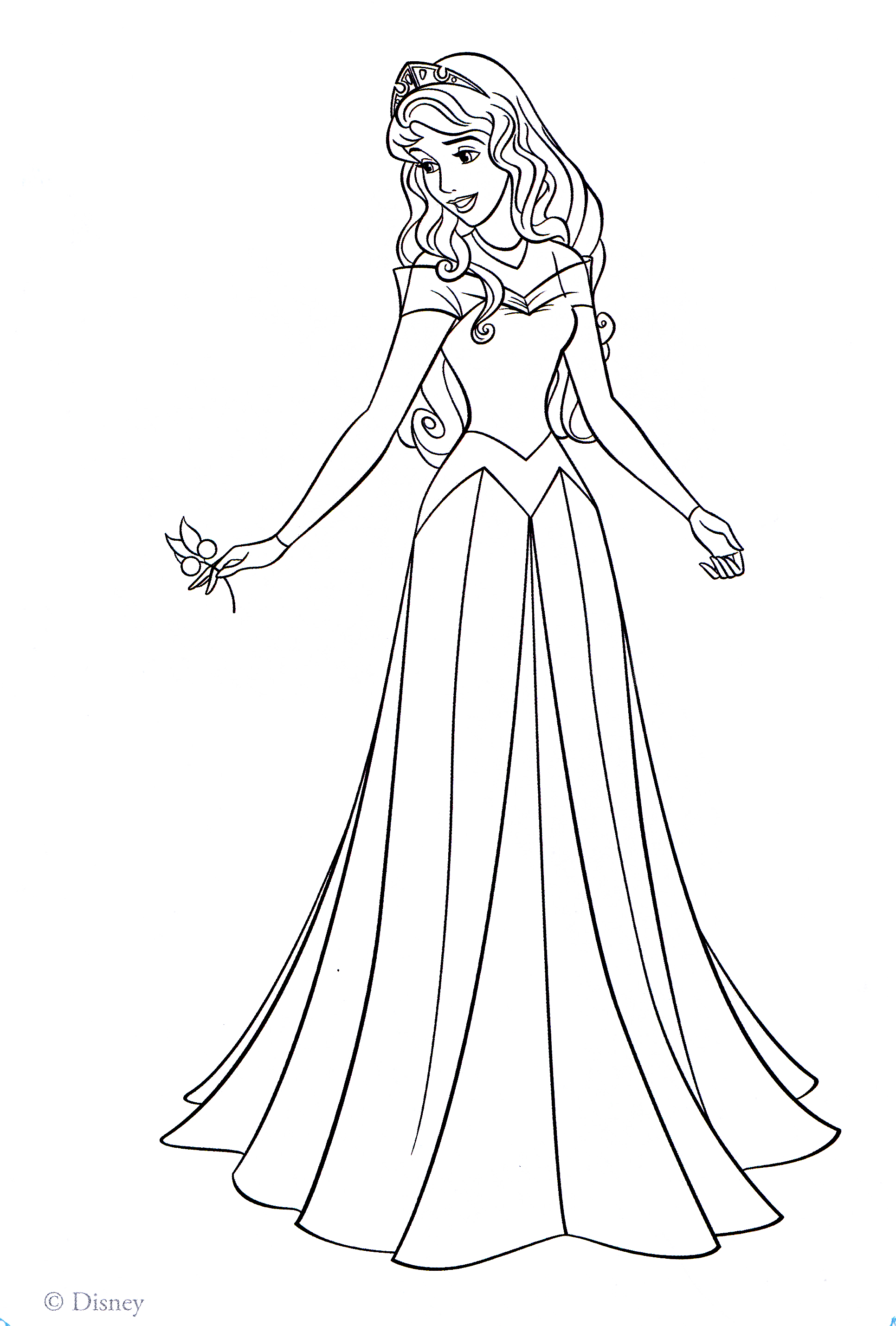 1931x2857 Aurora Coloring Pages Coloringsuite Com And Princess Qqa Me