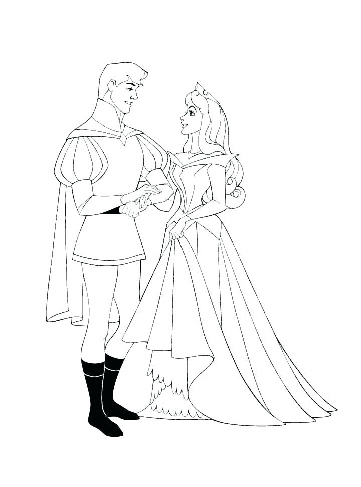 Aurora Sleeping Beauty Coloring Pages