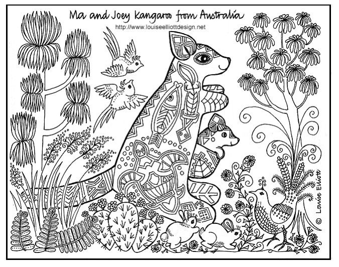 675x532 Free Australian Colouring Pages Australia Coloring Pages Printable