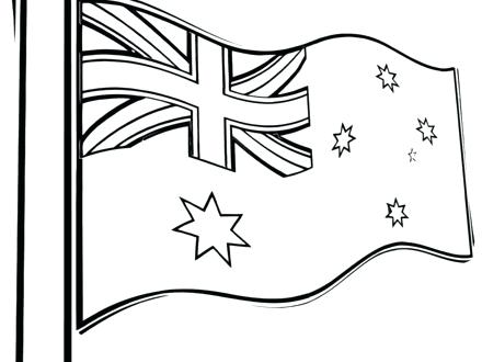440x330 Australian Flag Coloring Page Flag Coloring Pages Coloring Pages
