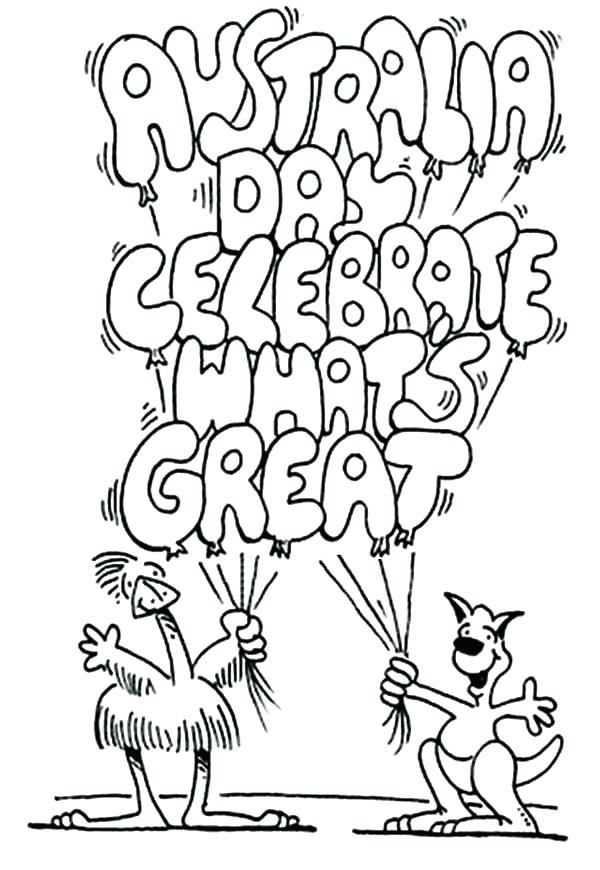 600x870 Australia Coloring Pages Click To See Printable Version Of Outline