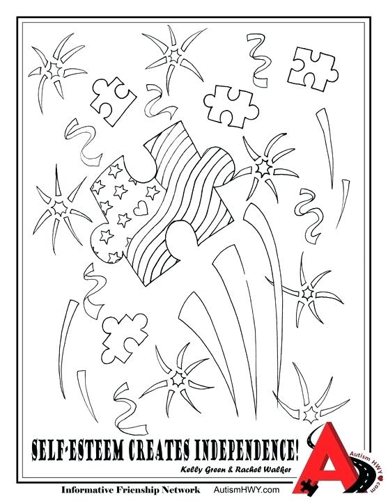 557x720 Autism Coloring Pages To Print Self Esteem Coloring Pages Autism