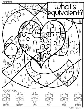 270x350 Autism Awareness Simplify Fractions Coloring Page (No Prep) Tpt