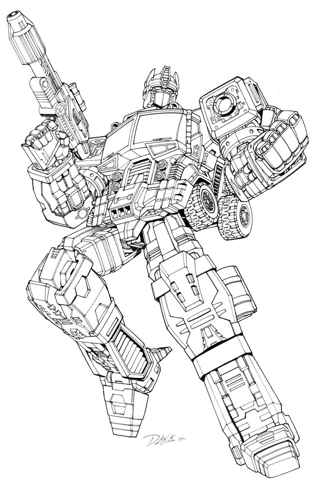 647x1000 Autobots Optimus Prime Coloring Pages