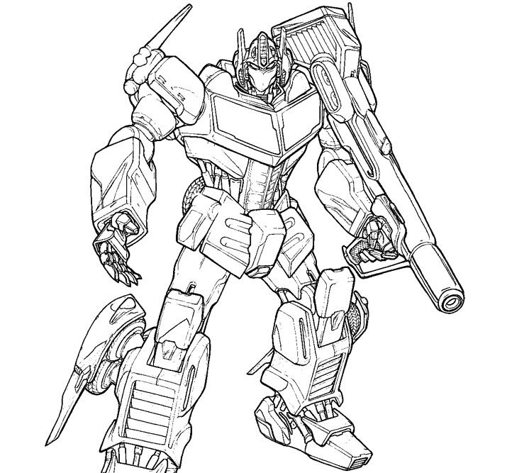 722x667 Transformers Optimus Prime Coloring Pages 360270.jpg
